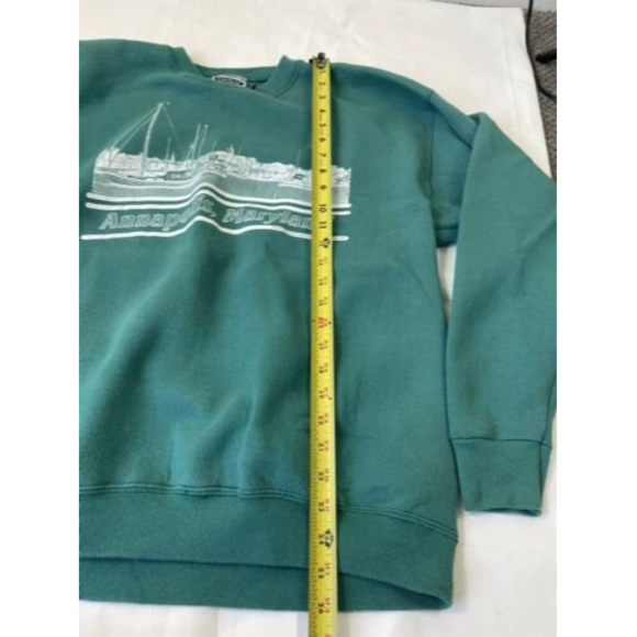 Vintage 90s Lee Sport Heavyweight Annapolis, Maryland Boat Marina 1993 Sweater L - Picture 5 of 7